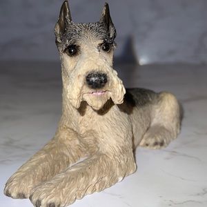 Awesome Vintage Schnauzer Figurine Made in Italy by Castagna